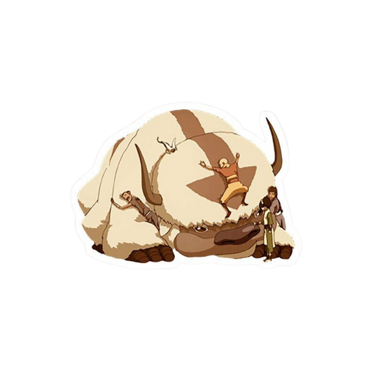 Avatar: The Last Airbender Aang & Appa Adventure Sticker | Customized Sticker BD