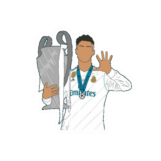 Cristiano Ronaldo 8 | CR 7 | Portugal Football Sticker | Customized Sticker