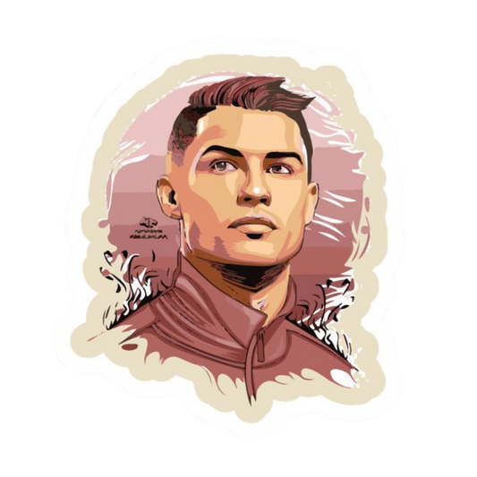 Cristiano Ronaldo 9 | CR 7 | Portugal Football Sticker | Customized Sticker