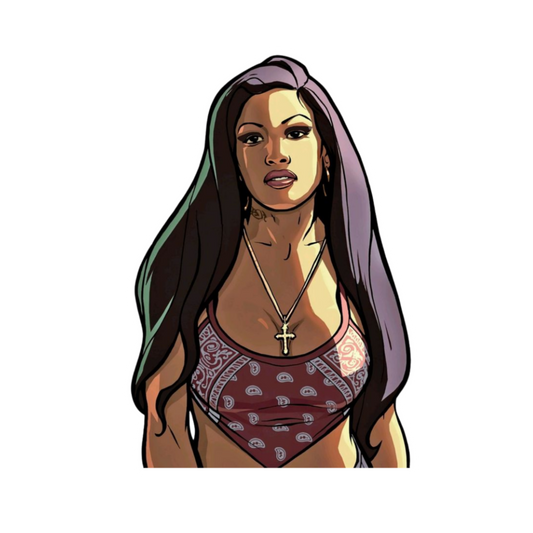 Vice City Sticker 16 | Premium Paper | Customized Sticker BD