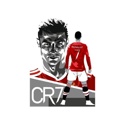 Cristiano Ronaldo 13 | CR 7 | Portugal Football Sticker | Customized Sticker