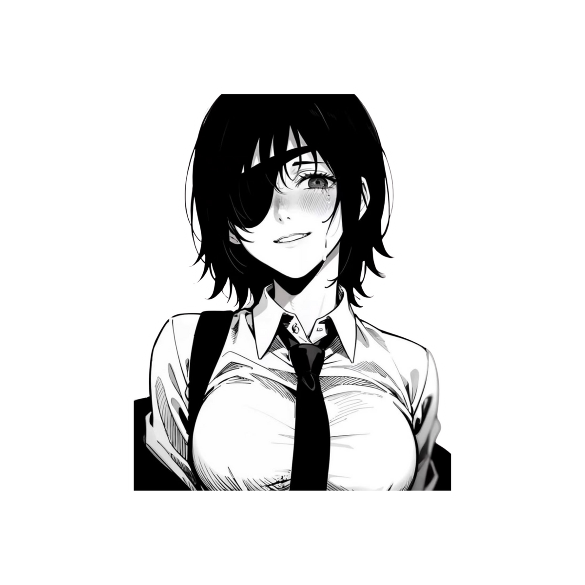 Himeno Smile Sticker | Chainsaw Man Anime Sticker | Customized Sticker BD