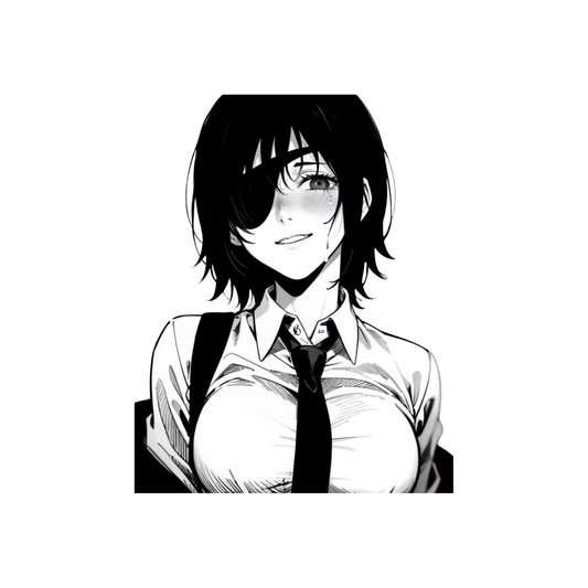 Himeno Smile Sticker | Chainsaw Man Anime Sticker | Customized Sticker BD