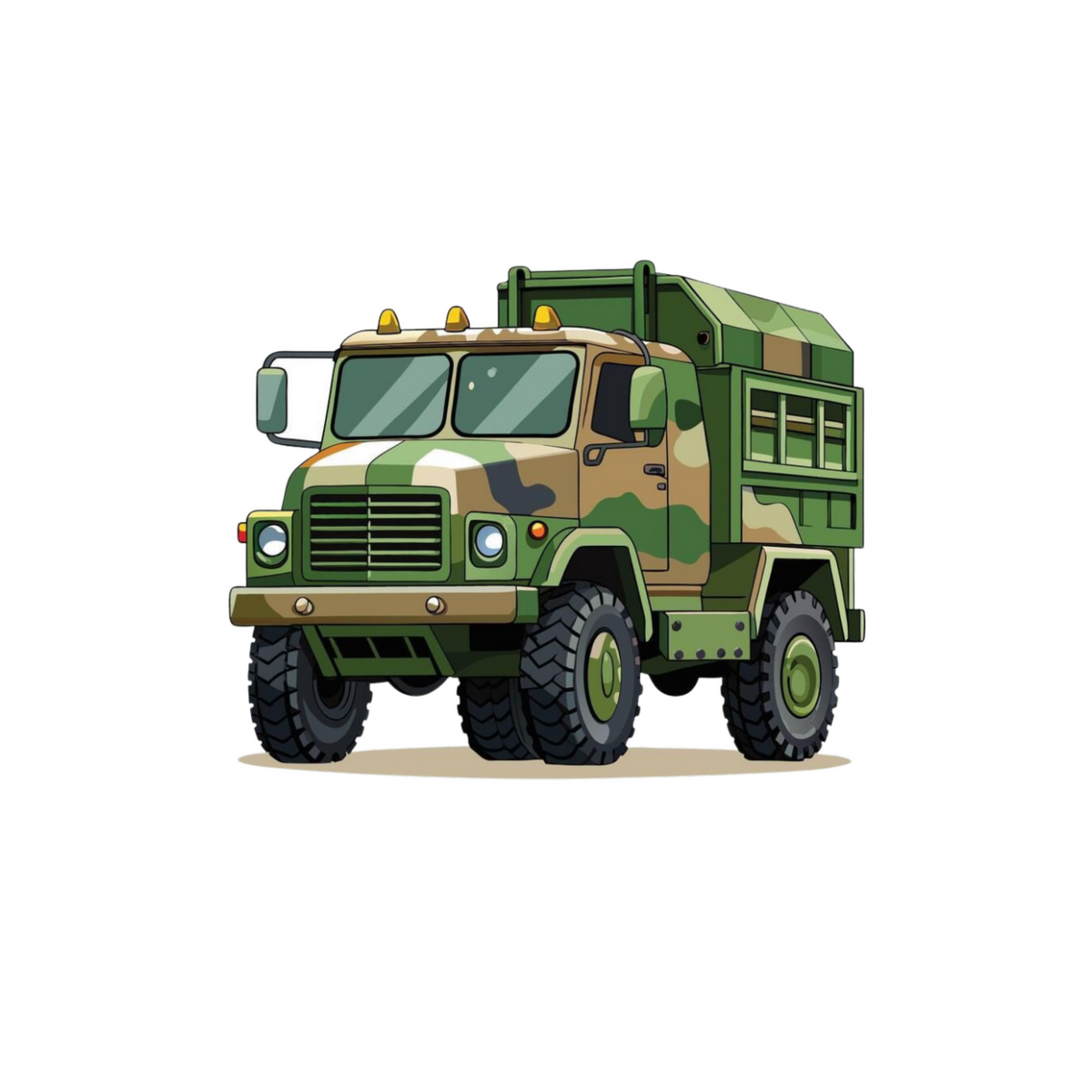 Military Truck Sticker | Combat & Military | Customized Sticker BD