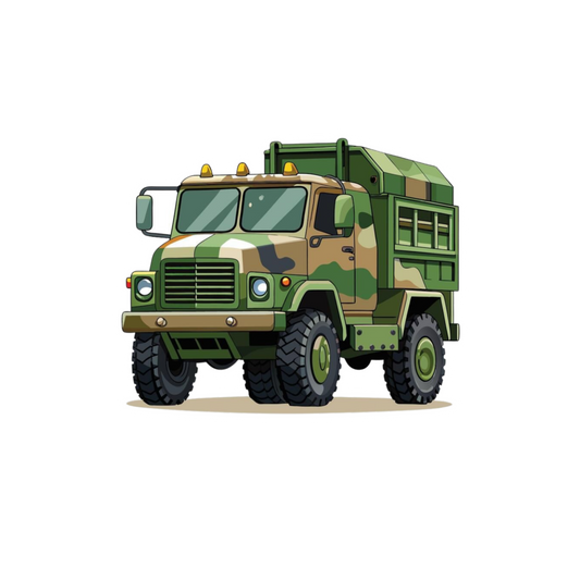 Military Truck Sticker | Combat & Military | Customized Sticker BD
