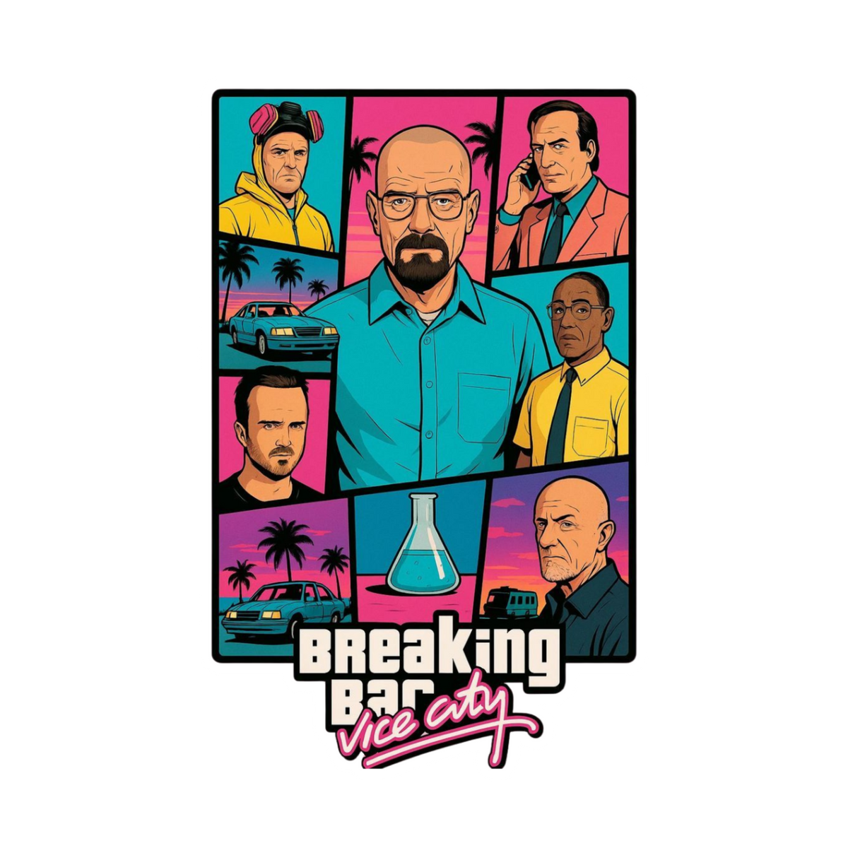 Vice City Sticker 24 | Customized Sticker BD