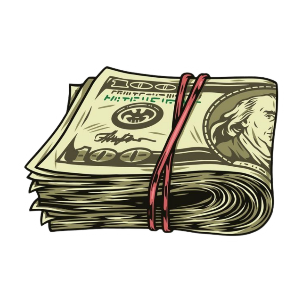 Money Sticker 14 | Customized Sticker BD