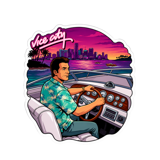 Vice City Sticker 27 | Customized Sticker BD
