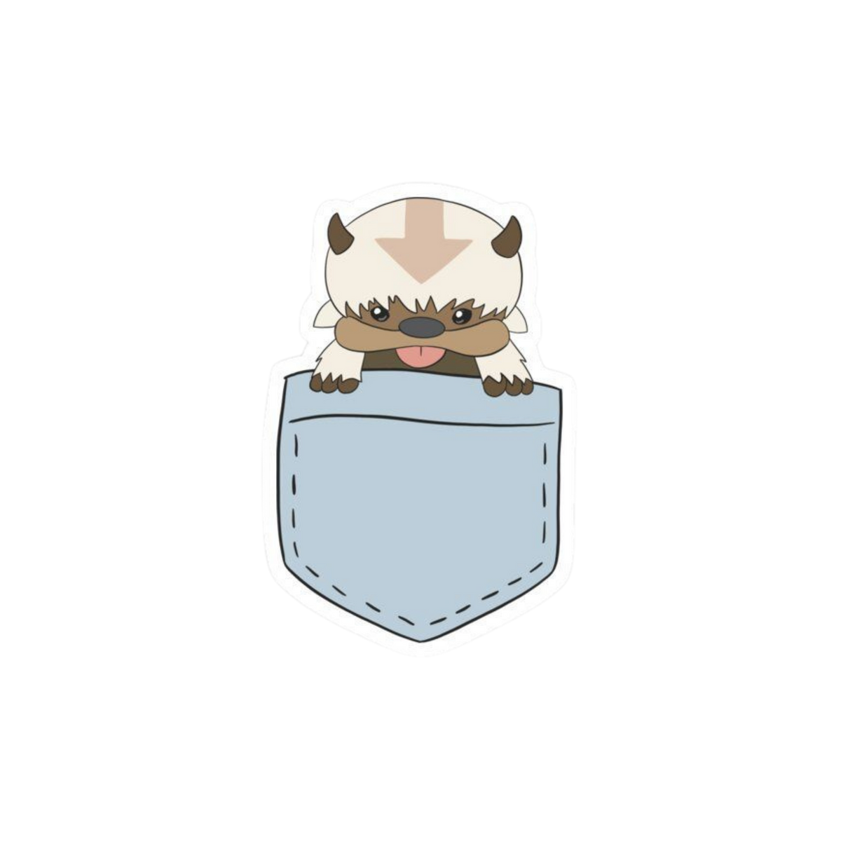 Avatar: The Last Airbender Appa Pocket Sticker | Customized Sticker BD