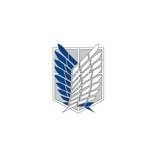Survey Corps Shield Emblem Sticker | Attack on Titan | Anime Sticker | Customized Sticker BD
