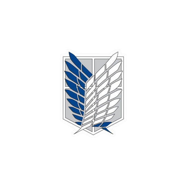 Survey Corps Shield Emblem Sticker | Attack on Titan | Anime Sticker | Customized Sticker BD