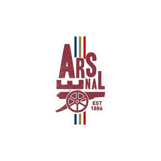 Arsenal EST 1886 Vintage Cannon Sticker | Customized Sticker BD
