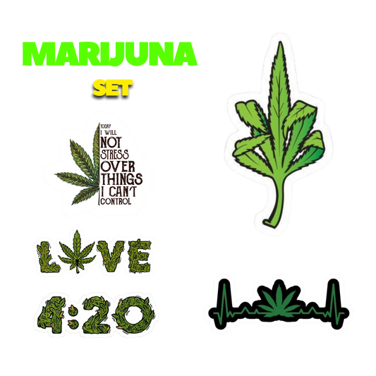 Marijuana Sticker Set | Customized Sticker BD