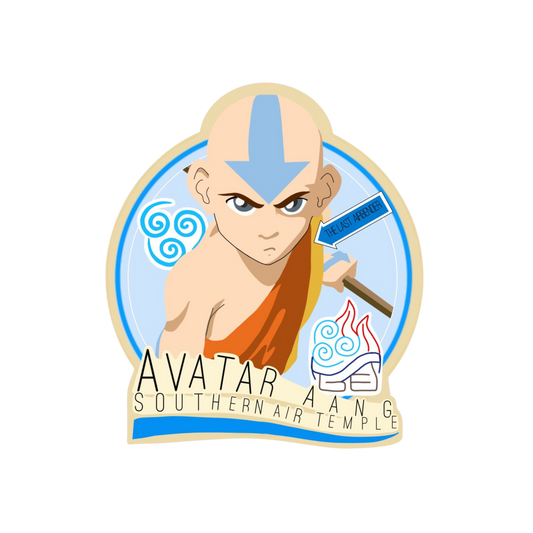 Avatar: The Last Airbender Aang Southern Air Temple Sticker | Customized Sticker BD