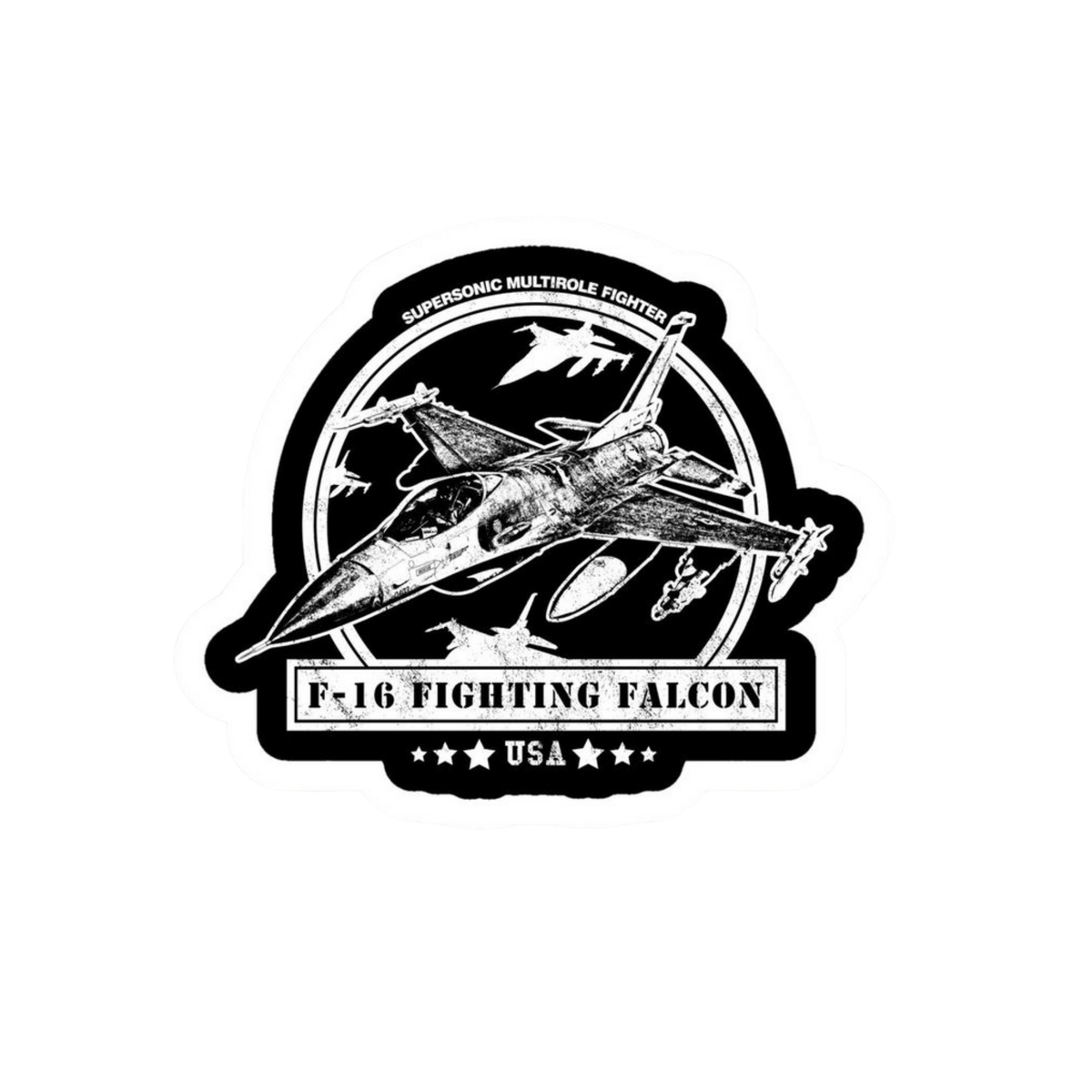 F-16 Fighting Falcon Sticker | Air Force | Customized Sticker BD