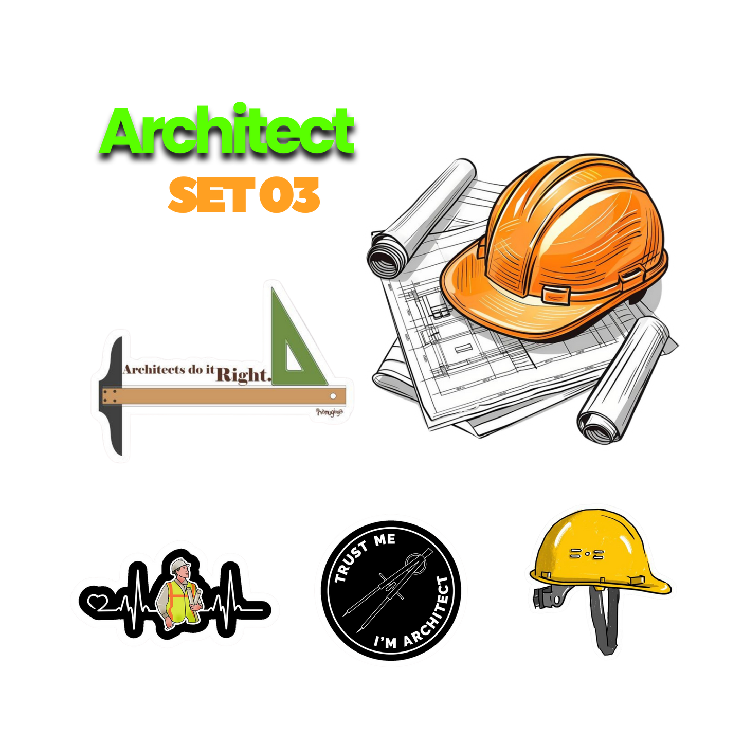 Architect Sticker Set 3 | Sticker
