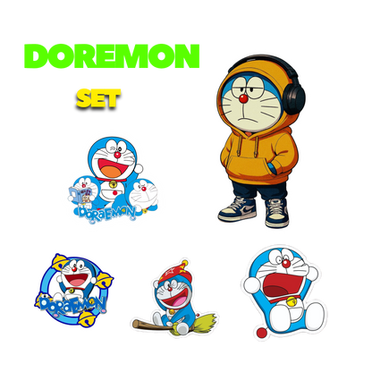 Doremon Set | Anime Sticker | Customized Sticker BD