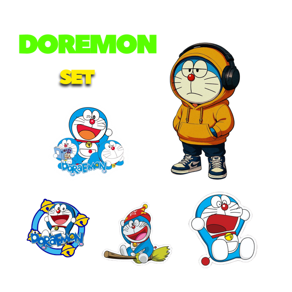 Doremon Set | Anime Sticker | Customized Sticker BD