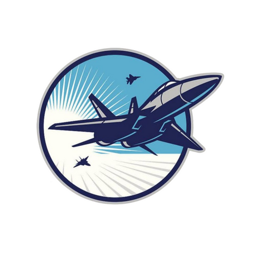 Fighter Jet Aviation Sticker | Air Force | Customized Sticker BD