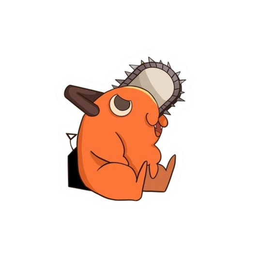 Pochita Back View Sticker | Chainsaw Man Anime Sticker | Customized Sticker BD
