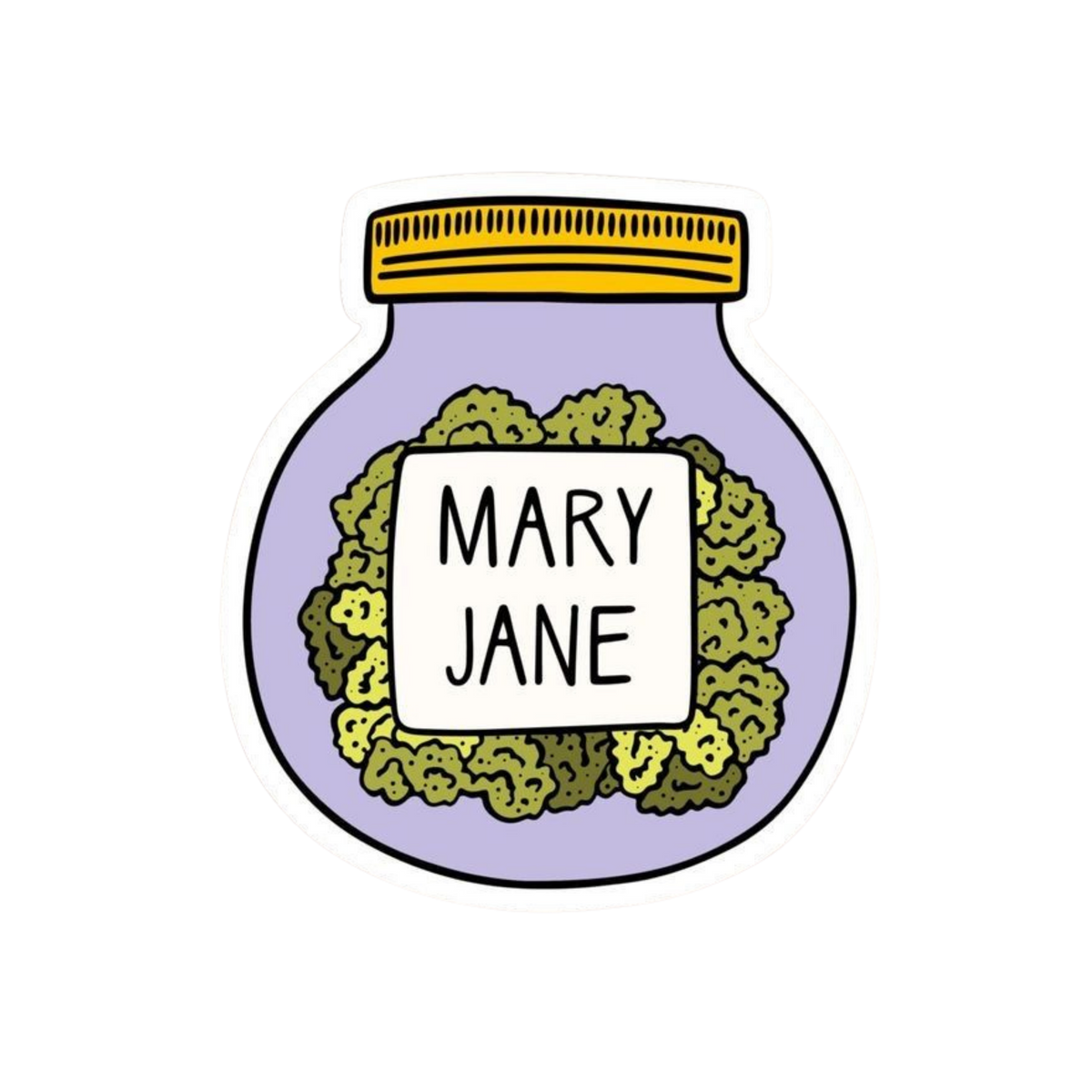 Marijuana Sticker 21 | Customized Sticker BD