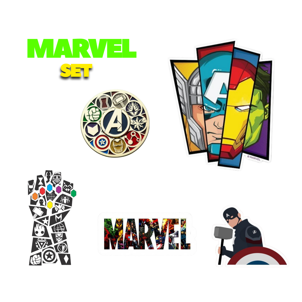 Marvel Sticker Set | Customized Sticker BD