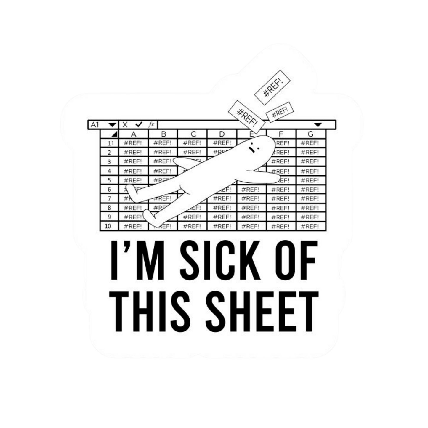 Excel Set |microsoft Excel | Profession | Customized Sticker BD