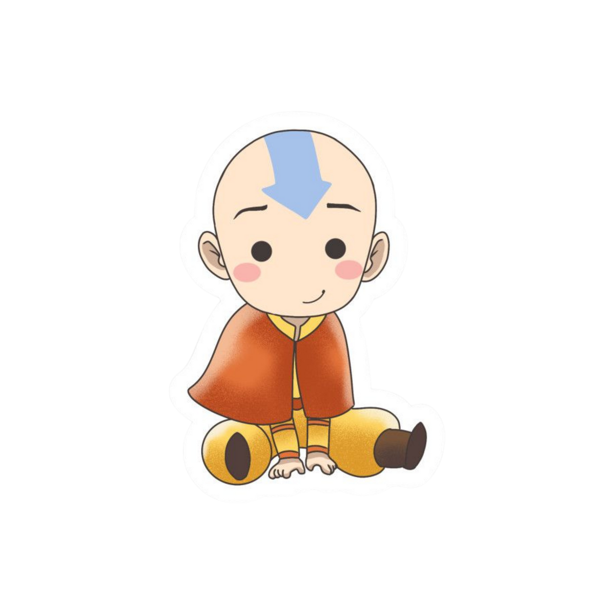 Avatar: The Last Airbender Chibi Aang Sticker | Customized Sticker BD