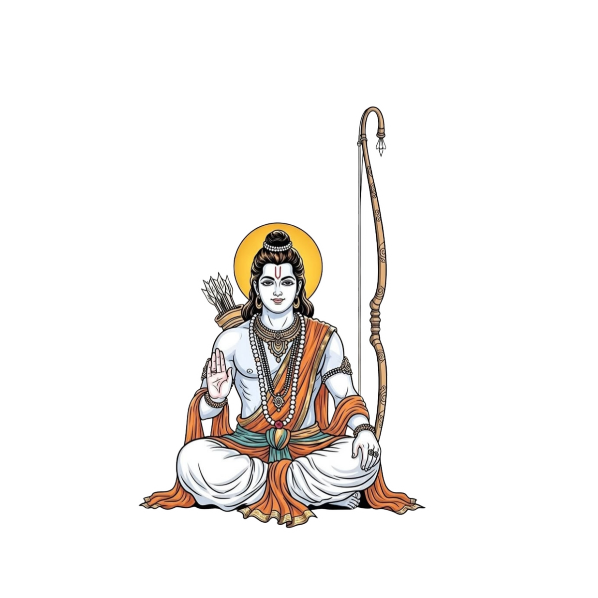 Ram Sticker | Om, Gods, Mantras & Spritual Symbol | Customized Sticker BD