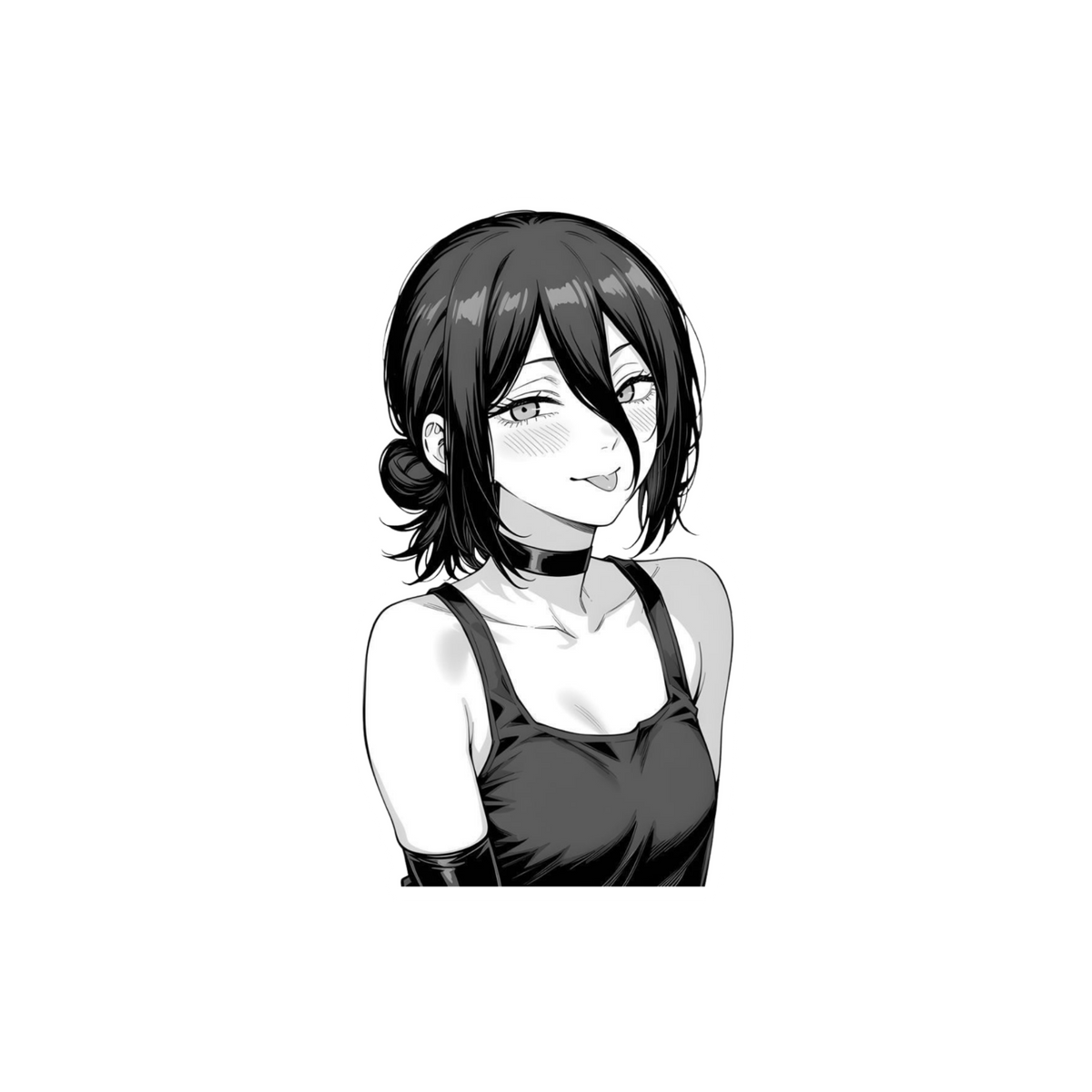 Himeno Smirk Sticker | Chainsaw Man Anime Sticker | Customized Sticker BD