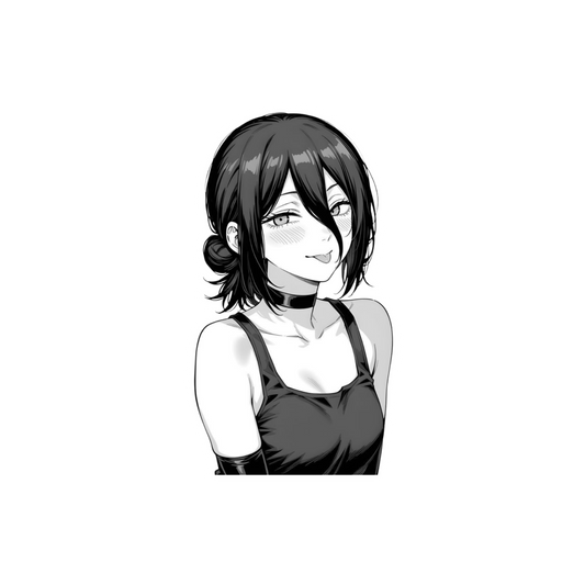 Himeno Smirk Sticker | Chainsaw Man Anime Sticker | Customized Sticker BD