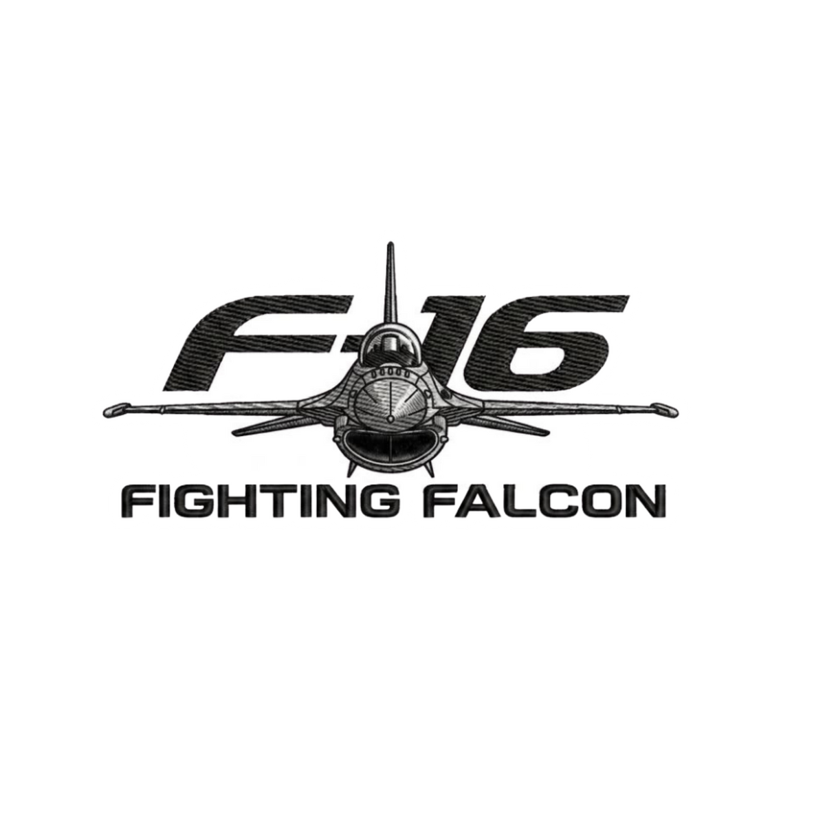 F-16 Fighting Falcon Front View Sticker | Air Force | Customized Sticker BD