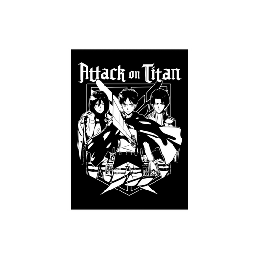 Attack on Titan Trio Poster Sticker | Attack on Titan | Anime Sticker