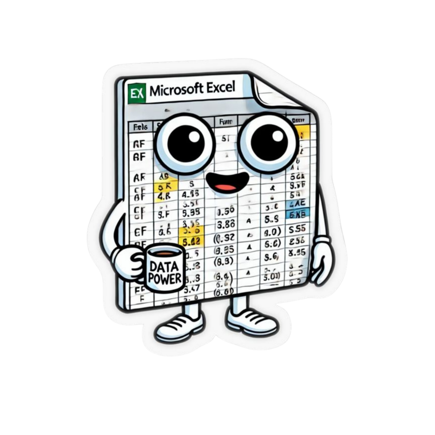 Excel Set |microsoft Excel | Profession | Customized Sticker BD