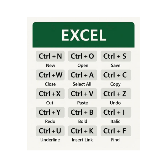 Excel 8 | Microsoft Excel | Profession | Customized Sticker BD