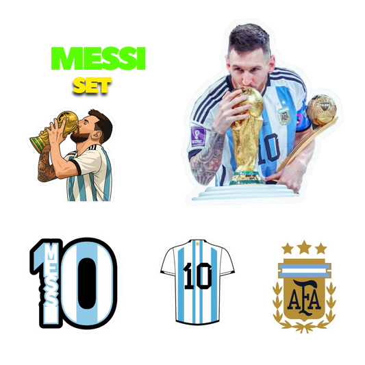 Messi / Argentina Sticker Set | Customized Sticker BD