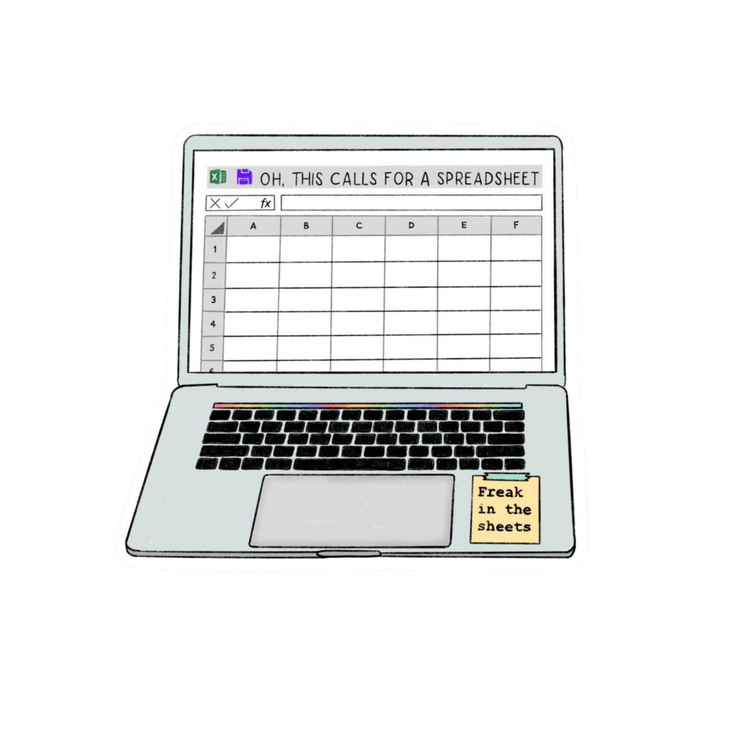 Excel 11 | Microsoft Excel | Profession | Customized Sticker BD
