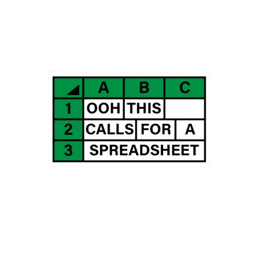 Excel 12 | Microsoft Excel | Profession | Customized Sticker BD