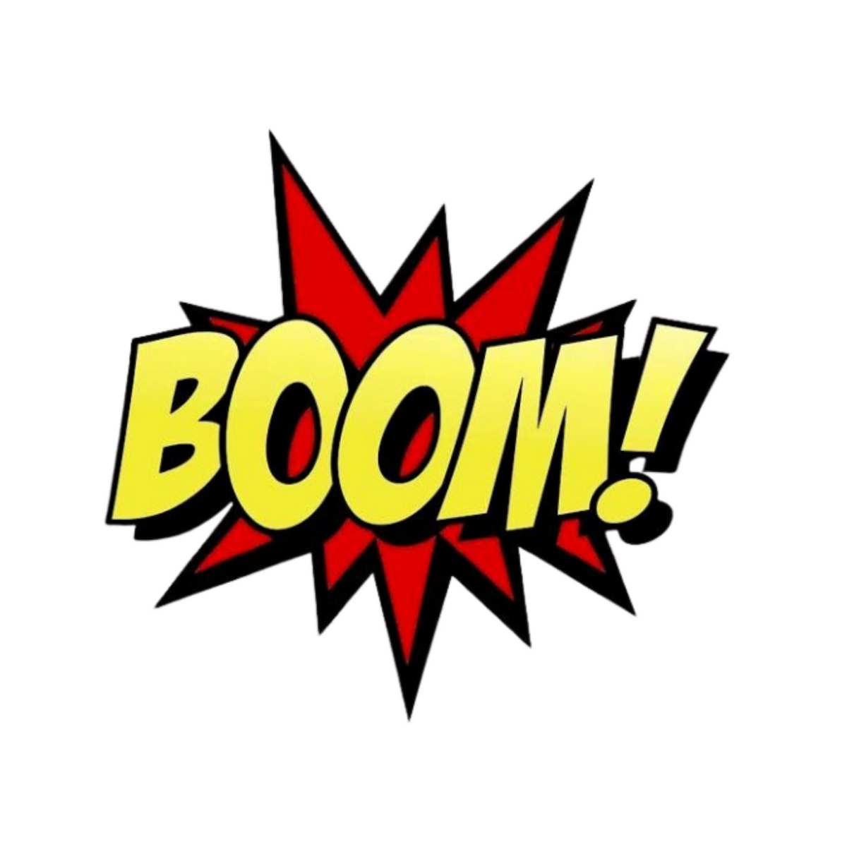Boom Explosion Sticker | Combat & Military | Customized Sticker BD