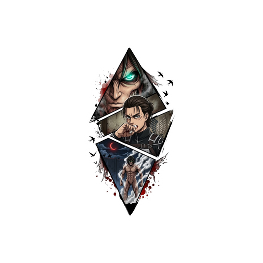 Eren Diamond Panel Transformation Sticker | Attack on Titan | Anime Sticker