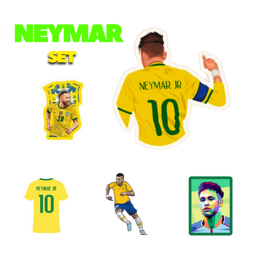 Neymar Sticker Set | FC Brazil | Customized Sticker BD