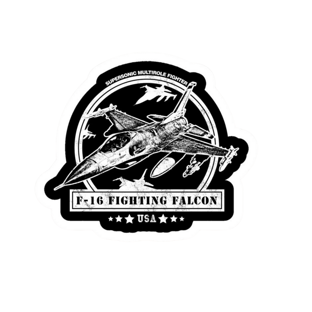 F-16 Fighting Falcon USAF Sticker | Air Force | Customized Sticker BD