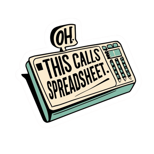 Excel 17 | Microsoft Excel | Profession | Customized Sticker BD