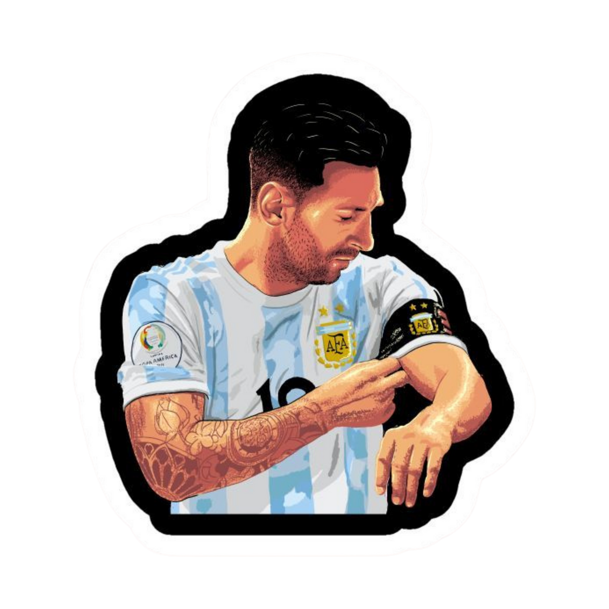 Messi / Argentina Sticker 9 | Customized Sticker BD