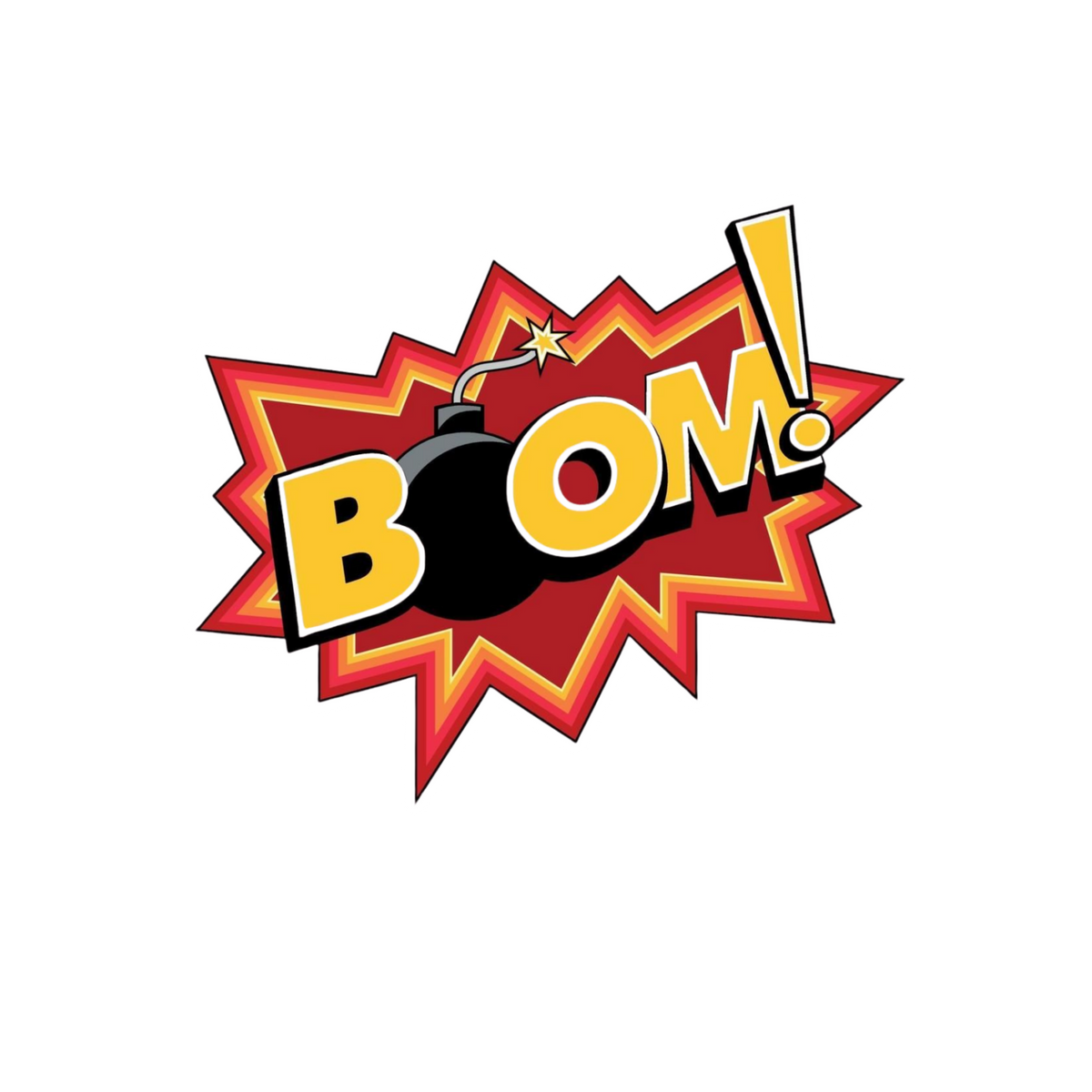 Boom Bomb Sticker | Combat & Military | Customized Sticker BD