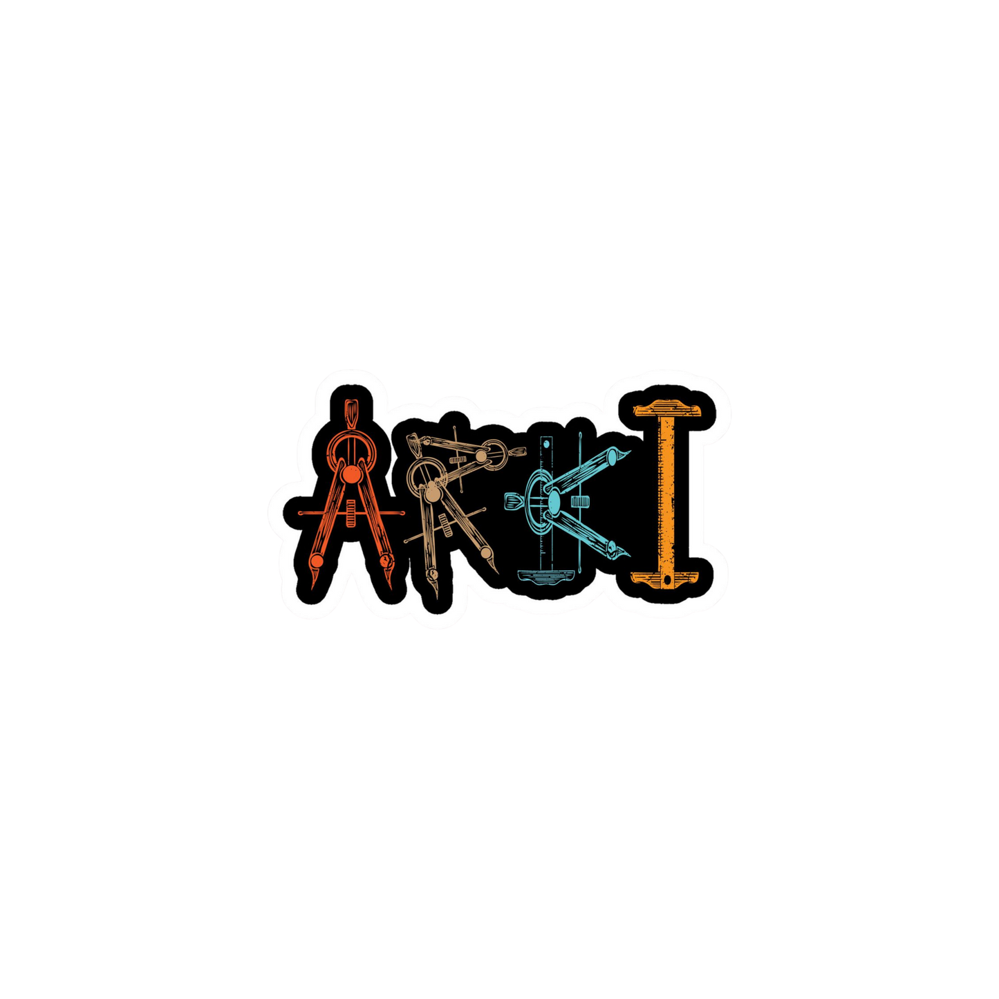 Architect Sticker Set 1 | Sticker | Architect