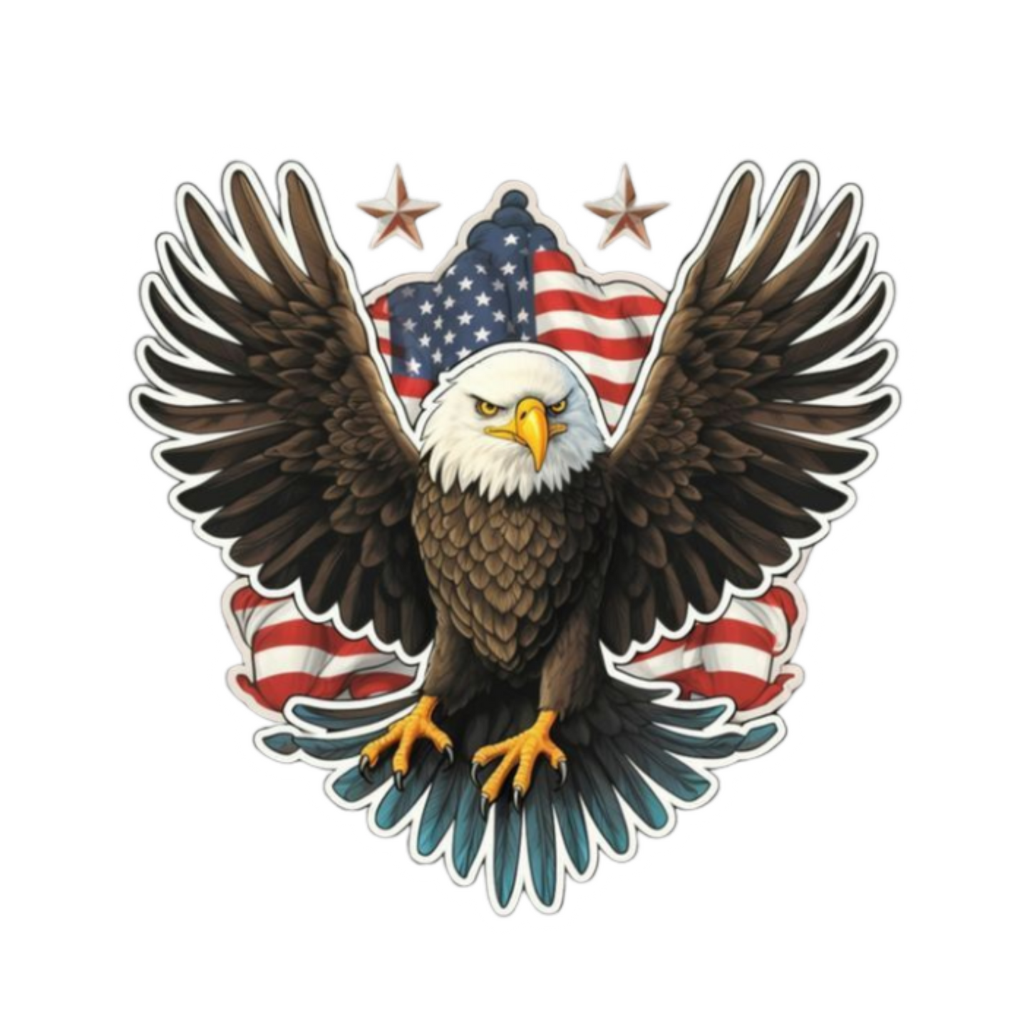 Eagle 15 | Birds | Customized Sticker BD