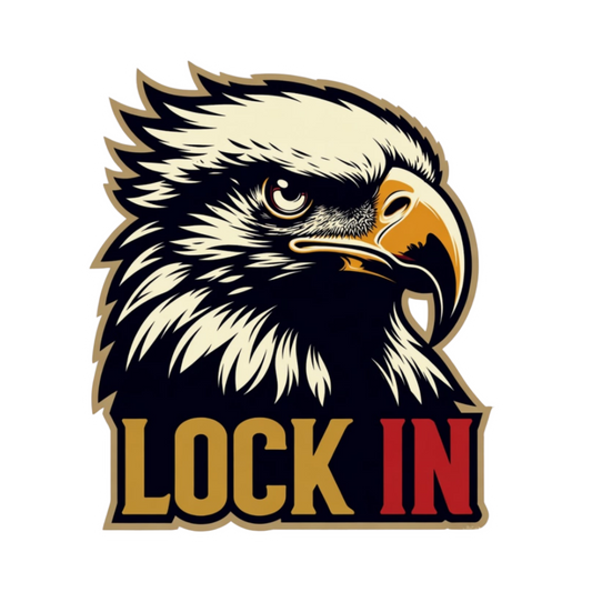 LOCK IN  | Birds | Eagle | Customized Sticker BD