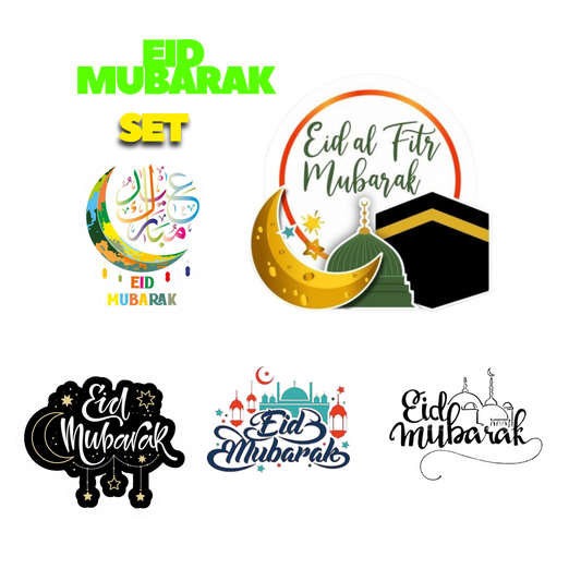 Eid Mubarak sticker Set | Customized Sticker BD