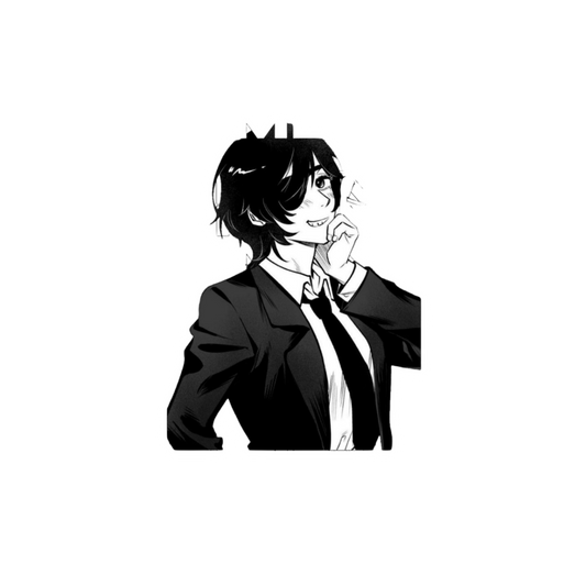 Makima Smirk Sticker | Chainsaw Man Anime Sticker | Customized Sticker BD